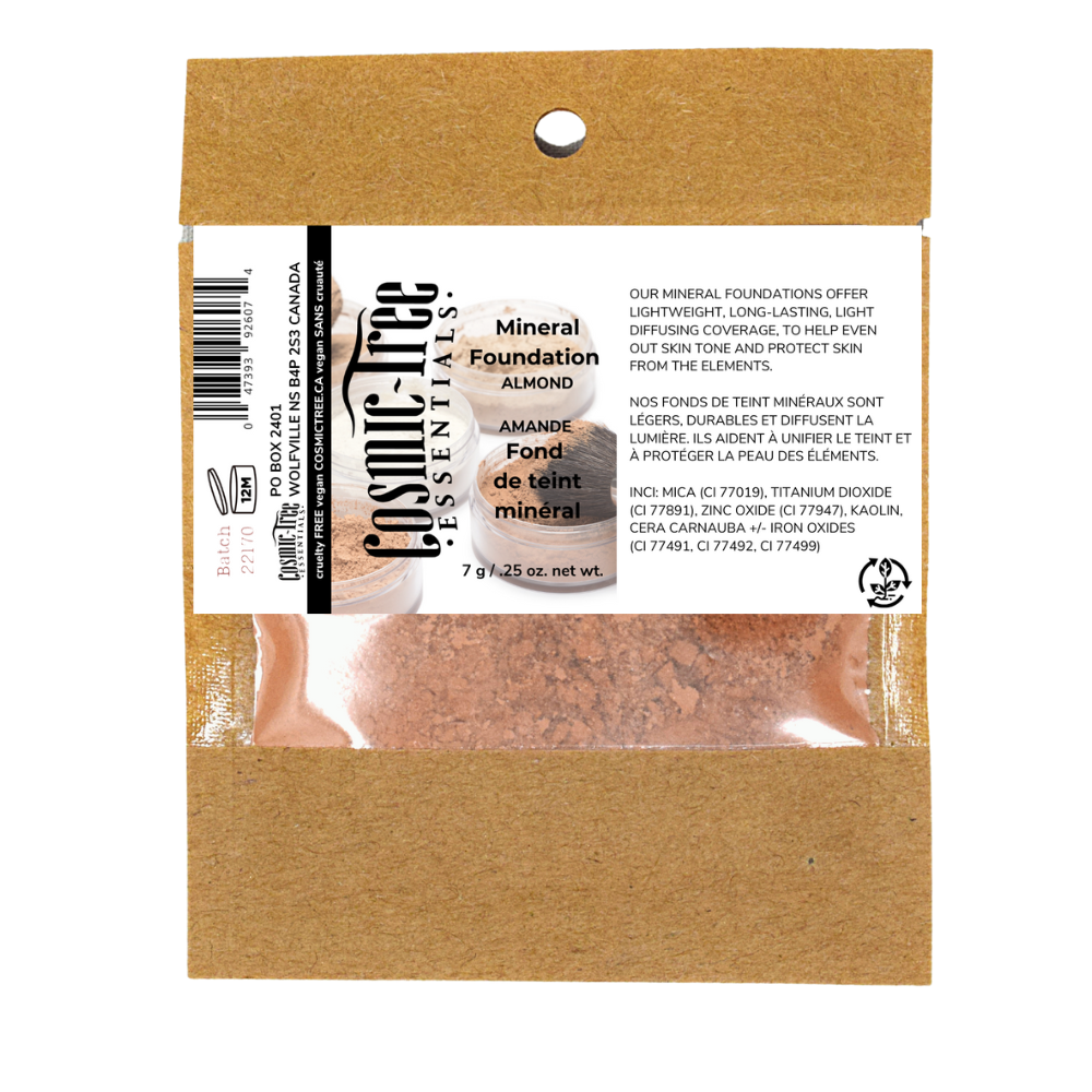 Loose Mineral Foundation in Almond