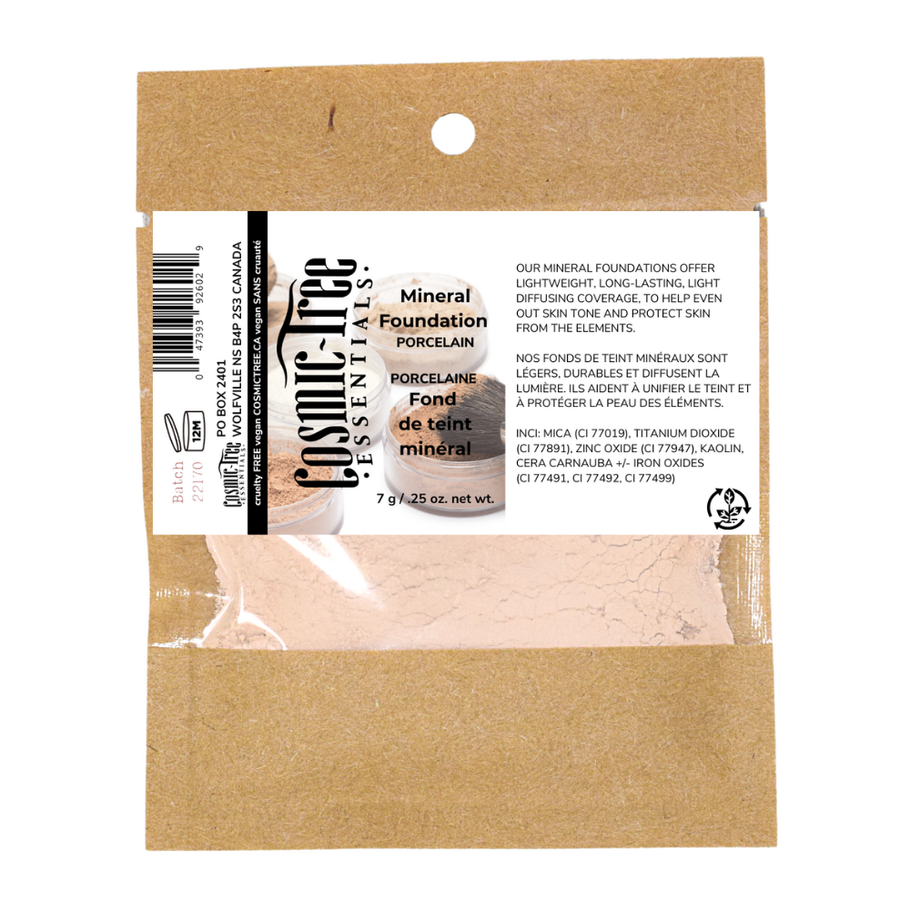 Loose Mineral Foundation in Porcelain