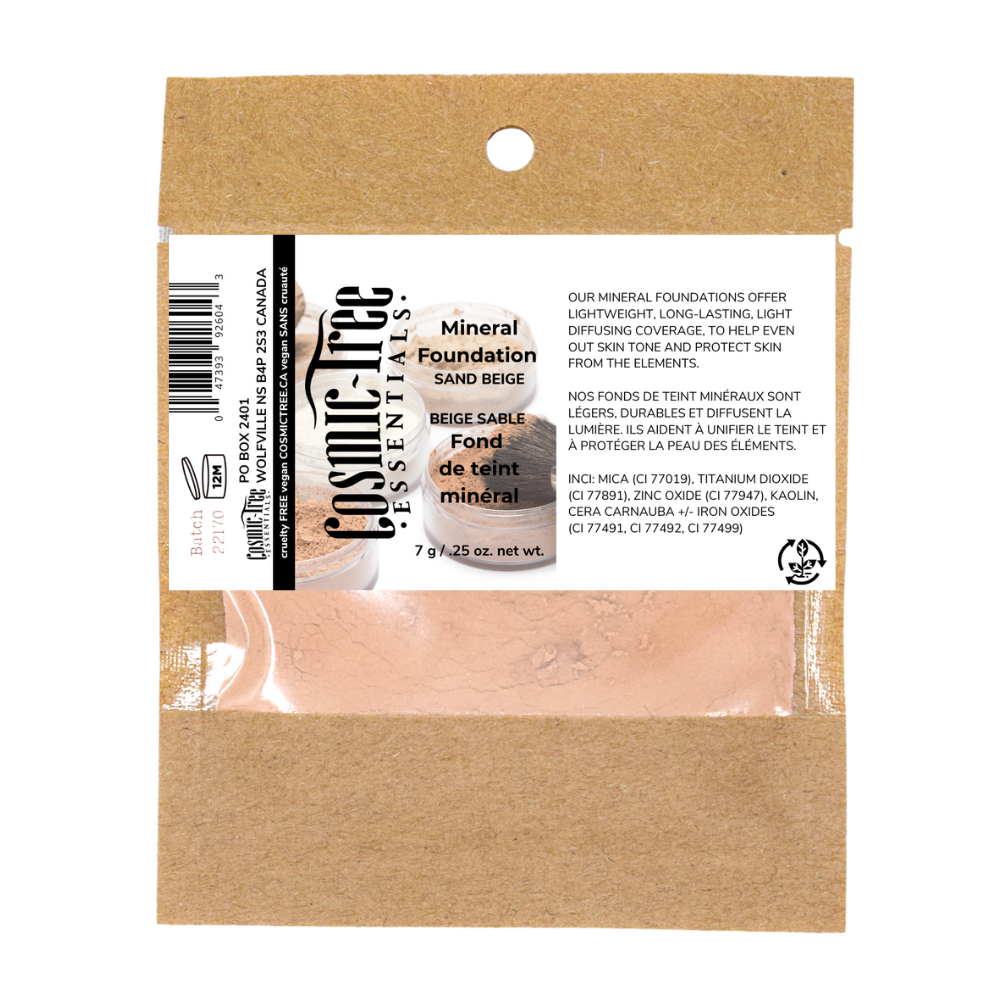 Loose Mineral Foundation in Sand Beige